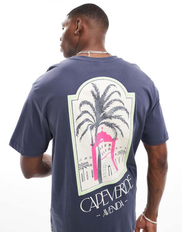 ̵ ꡼ɥ  T ȥåץ ONLY & SONS oversized T-shirt with pal...