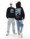 【送料無料】 エイソス レディース パーカー・スウェット アウター ASOS DESIGN unisex oversized license sweatshir...