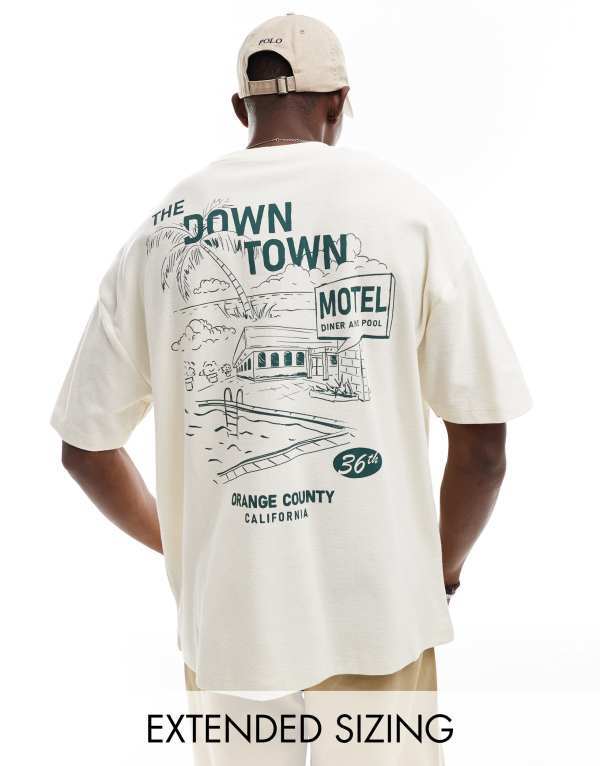 ̵   T ȥåץ ASOS DESIGN oversized t-shirt in heavyweight...