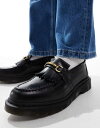 【送料無料】 ドクターマーチン メンズ スリッポン・ローファー シューズ Dr Martens Adrian snaffle loafers in black ...