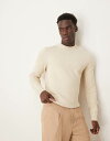 【送料無料】 セレクテッドオム メンズ ニット・セーター アウター Selected Homme knitted crew neck sweater in cream Oatmeal