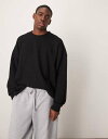 【送料無料】 エイソス メンズ Tシャツ トップス ASOS DESIGN extreme oversized long sleeve T-shirt with...