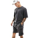 【送料無料】 オンリーアンドサンズ メンズ Tシャツ トップス ONLY & SONS super oversized T-shirt in washed gray - part of a set PHANTOM