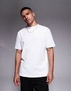 【送料無料】 エイソス メンズ Tシャツ トップス ASOS DESIGN essential heavyweight relaxed t-shirt 240g...