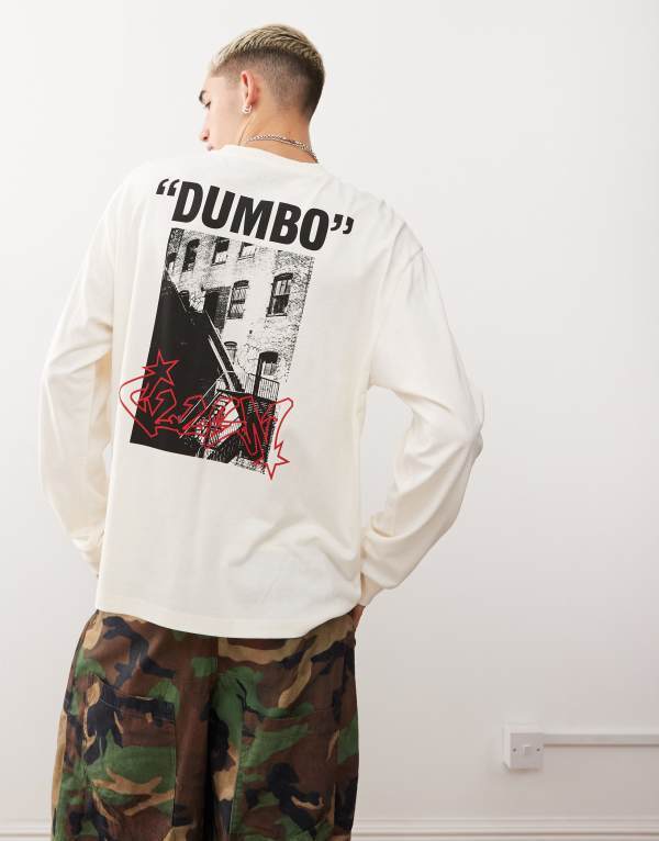 ̵ 롼  T ȥåץ COLLUSION long sleeve T-shirt with front a...