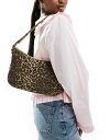 【送料無料】 コットンオン レディース ショルダーバッグ バッグ Cotton On aries shoulder bag in leopard canvas Leopard canvas(4)