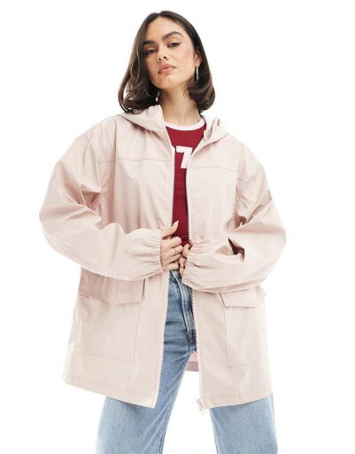 【送料無料】 エイソス レディース コート アウター ASOS DESIGN rubberized rain coat in pale pink Pale Pink 【送料無料】 エイソス レディース コート アウター ASOS DESIGN rubberized rain coat in pale pink Pale Pink