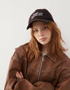 【送料無料】 モーテル レディース 帽子 アクセサリー Motel slogan cap in bitter chocolate Bitter chocolat...