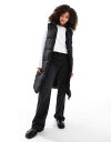 【送料無料】 ヴェロモーダ レディース タンクトップ トップス Vero Moda padded longline vest in black Black