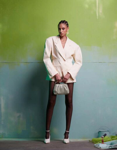 【送料無料】 エイソス レディース ジャケット・ブルゾン アウター ASOS DESIGN elevated shoulder blazer in buttermilk Buttermilk 【送料無料】 エイソス レディース ジャケット・ブルゾン アウター ASOS DESIGN elevated shoulder blazer in buttermilk Buttermilk