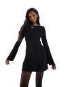 【送料無料】 ミスセルフフリッジ レディース ワンピース トップス Miss Selfridge jersey long sleeve mini dress B...