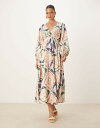 【送料無料】 ノーバディーズ チャイルド レディース ワンピース トップス Nobody's Child Ace open-back midaxi dress ...