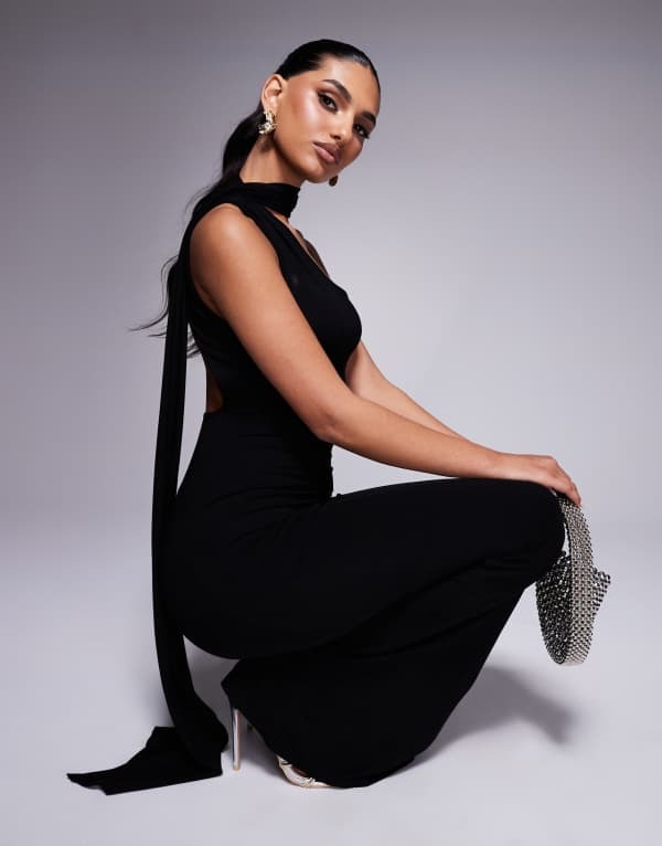 【送料無料】 エイソス レディース ワンピース トップス ASOS DESIGN asymmetri