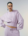 【送料無料】 エイソス レディース パーカー・スウェット アウター ASOS DESIGN oversized sweatshirt with ruched waist detail in washed mauve - part of a set WASHED MAUVE(4)