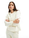 【送料無料】 ピーシーズ レディース パーカー・スウェット アウター Pieces sweat hoodie in neutral beige - part o...