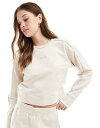 【送料無料】 カルバンクライン レディース パーカー・スウェット アウター Calvin Klein Tonal Logo lounge crew neck s...