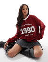 【送料無料】 フォース&レックレス レディース パーカー・スウェット アウター 4th & Reckless boucle 1990 logo sweatshi...