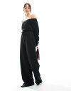 【送料無料】 ミスセルフフリッジ レディース ジャンプスーツ トップス Miss Selfridge off the shoulder jersey wide ...