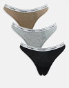 【送料無料】 カルバンクライン レディース ブリーフパンツ アンダーウェア Calvin Klein Modern Logo 3-pack logo waist...