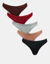 【送料無料】 カルバンクライン レディース ブリーフパンツ アンダーウェア Calvin Klein Modern Logo 5-pack thongs wit...