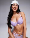【送料無料】 アンサマーズ レディース ブラジャー アンダーウェア Ann Summers Compelling padded plunge bra in li...
