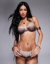 【送料無料】 キャンディーパンツ レディース トップのみ 水着 Candypants ombre underwire bikini top in brown B...