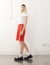 【送料無料】 コルージョン レディース ハーフパンツ・ショーツ ボトムス COLLUSION longline baggy shorts in red RED