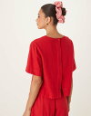 【送料無料】 ノーバディーズ チャイルド レディース シャツ トップス Nobody's Child Billy linen top in red - part of a set Red