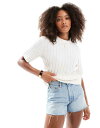 【送料無料】 エイソス レディース ニット・セーター アウター ASOS DESIGN chunky half sleeve sweater in ecru ECRU(4)