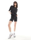 【送料無料】 ノイジーメイ レディース レギンス ボトムス Noisy May ribbed legging shorts in black - part of a set Black
