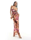【送料無料】 エイソス レディース ワンピース トップス ASOS DESIGN double strap maxi dress with hook and e...