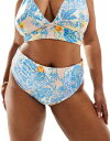 【送料無料】 エイソス レディース ボトムスのみ 水着 ASOS DESIGN Curve Hailey high leg high waist bikini ...