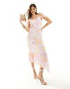 【送料無料】 ヴェロモーダ レディース ワンピース トップス Vero Moda maxi slip dress in pastel floral Fragra...
