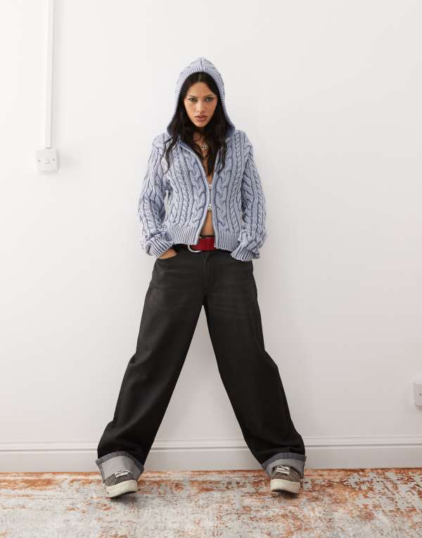 롼 ǥ ܥȥॹ ǥ˥ѥ   COLLUSION X001 antifit jeans coated - part of ...