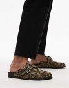 【送料無料】 トップショップ レディース サンダル シューズ Topshop Beck clogs in leopard print LEOPARD PRINT