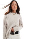 【送料無料】 オンリー レディース ニット・セーター アウター ONLY round neck sweater in stone STONE(4)