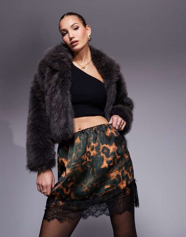 【送料無料】 リバーアイランド レディース スカート ボトムス River Island satin