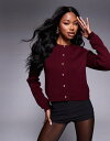 【送料無料】 エイソス レディース カーディガン アウター ASOS DESIGN compact knit cardigan with gold button...
