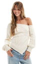 【送料無料】 エイソス レディース シャツ トップス ASOS DESIGN one shoulder asymmetric knitted top with ...