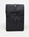 【送料無料】 レインズ レディース バックパック・リュックサック バッグ Rains 13020 unisex waterproof mini backpack in black Black(4)