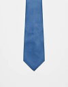 【送料無料】 エイソス メンズ ネクタイ アクセサリー ASOS DESIGN satin tie in blue Stormy weather