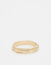 【送料無料】 エイソス メンズ リング アクセサリー ASOS DESIGN skinny molten band ring in gold tone GOLD(4)