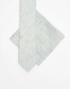 【送料無料】 エイソス メンズ ネクタイ アクセサリー ASOS DESIGN linen textured tie with pocket square in...
