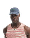 【送料無料】 エイソス メンズ 帽子 アクセサリー ASOS DESIGN washed cap with italia embroidery in blue ...