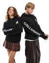 【送料無料】 コルージョン レディース パーカー・スウェット フーディー アウター COLLUSION Unisex logo hoodie in black ...