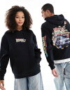 【送料無料】 エイソス レディース パーカー・スウェット アウター ASOS DESIGN unisex oversized license hoodie wi...