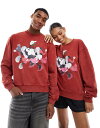 【送料無料】 エイソス レディース パーカー・スウェット アウター ASOS DESIGN Disney Christmas boxy oversized sw...