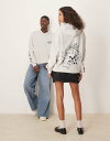 【送料無料】 エイソス レディース パーカー・スウェット アウター ASOS DESIGN Disney unisex oversized hoodie wit...