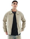 【送料無料】 ジャック アンド ジョーンズ メンズ ジャケット・ブルゾン アウター Jack & Jones oversized harrington jacket in cream Silver sage