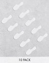 【送料無料】 ジャック アンド ジョーンズ メンズ 靴下 アンダーウェア Jack & Jones 10 pack invisible socks in whi...
